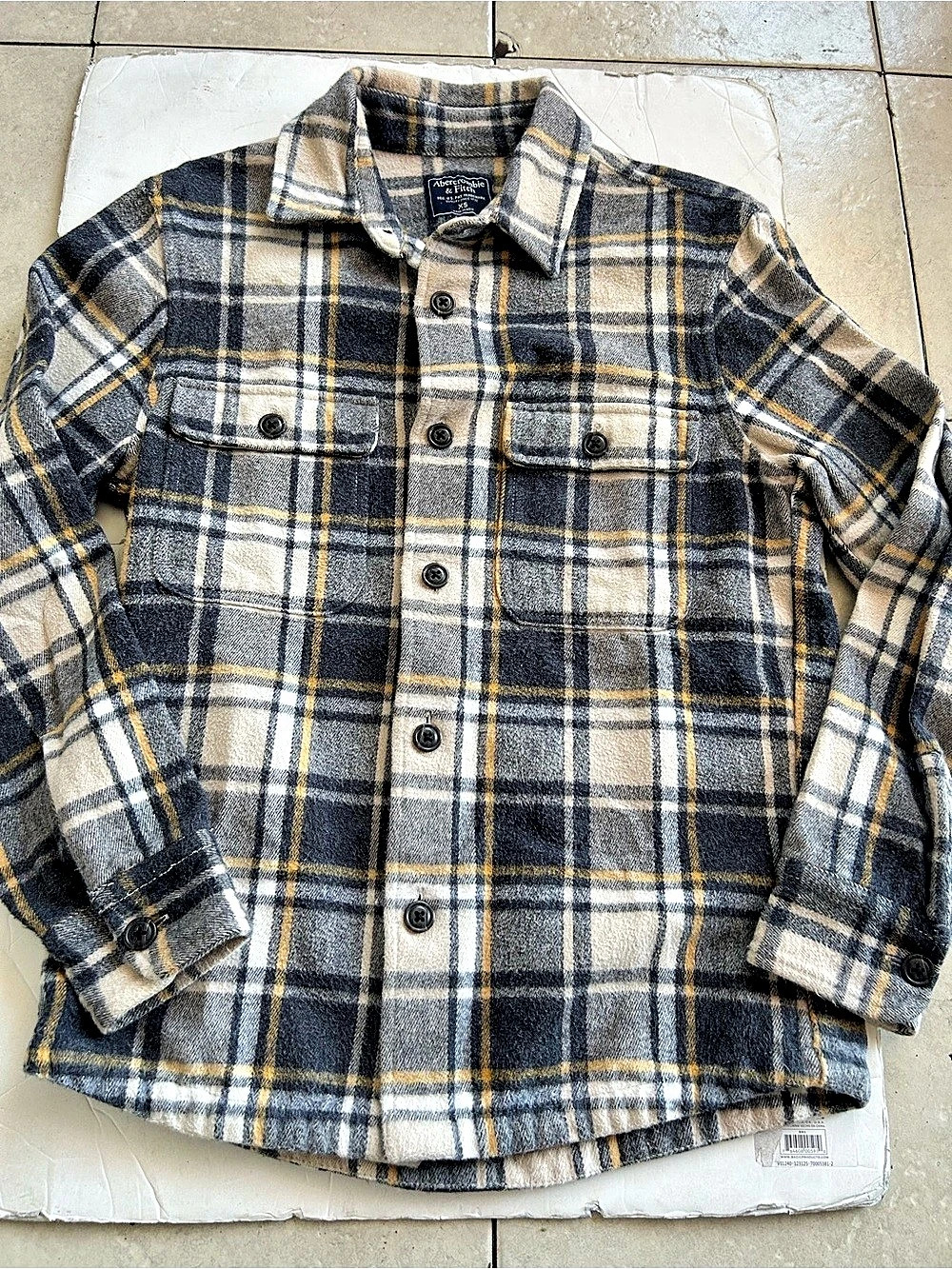 Abercrombie & Fitch Plaid Button Down Size XS Like New